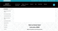 Desktop Screenshot of lucyminerals.com